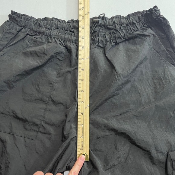 NWT HALARA Pants Womens Medium Black Baggy Drawstring‎ Cargo Joggers Pockets - Picture 11 of 12